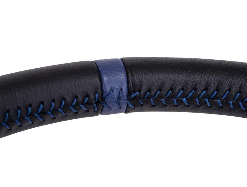 PRP Seats PRP Deep Dish Leather Steering Wheel- Blue G111 G111 Photo - Close Up