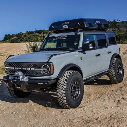 Westin 21-23 Ford Bronco 4dr (Excl. Bronco Sport) Rock Slider - Textured Black 42-14195 42-14195 Photo - Mounted