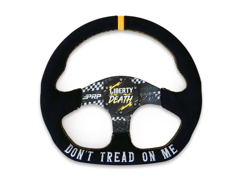 PRP Seats PRP Steering Wheel Center Cap Liberty or Death G100-TR3 G100-TR3 Photo - Close Up