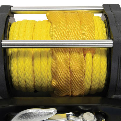 Superwinch 4500 LBS 12V DC 1/4in x 50ft Synthetic Rope Terra 4500SR Winch - Gray Wrinkle 1145270 1145270 Photo - Close Up