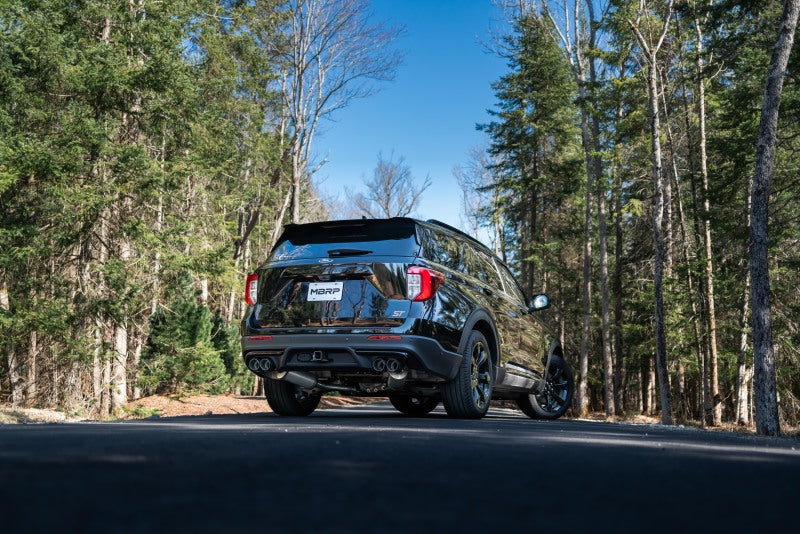MBRP 20-21 Ford Explorer ST 3.0L Ecoboost SS 2.5in Dual Rear Exit w/ Quad Tips - AL S5205AL S5205AL Photo - lifestyle view