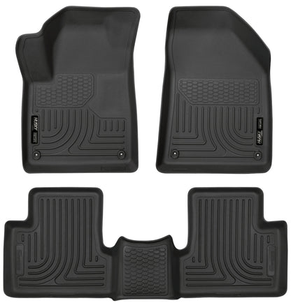 Husky Liners 2015 Jeep Cherokee WeatherBeater Combo Black Floor Liners (3pc) 99091 Photo - Primary