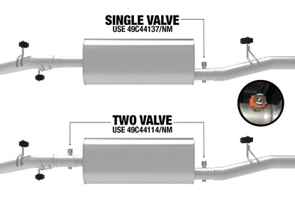 aFe 20-21 GM Trucks (V8-6.2L) 409 Stainless Steel Muffler Upgrade Pipe 49C44137 49C44137 Technical Bulletin