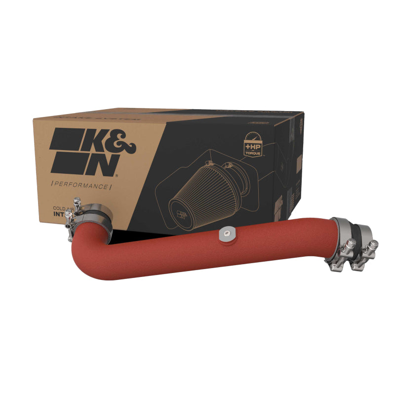 K&N Engineering K&N 23-24 Toyota GR Corolla L3 1.6L Charge Pipe Kit - Wrinkle Red 77-1018TWR 77-1018TWR Photo - out of package