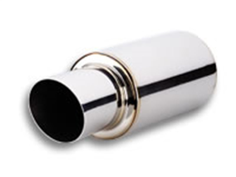 Vibrant TPV Universal Mufflers, 4" Round Angle Cut Tip (3" inlet - 17" long) 1061 Photo - Primary