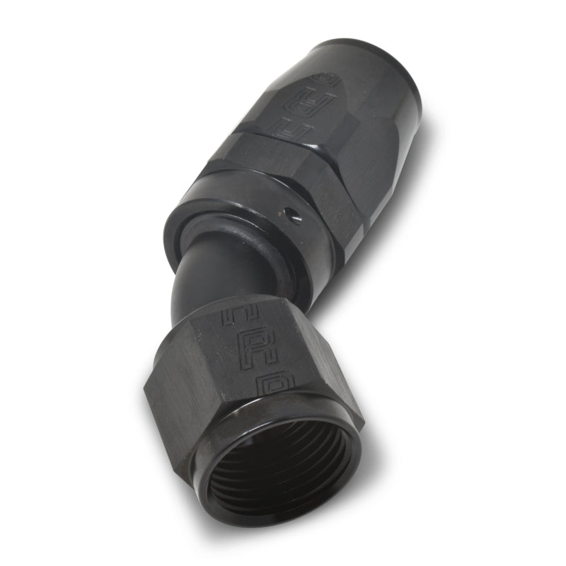 Russell Performance -10 AN Black 45 Degree Full Flow Hose End 610115 610115 Photo - out of package