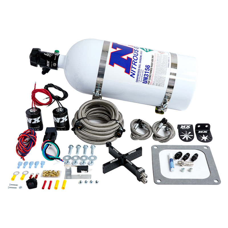 Nitrous Express 4500 Covert Crossbar Plate System Stage 6 50-300HP (10lb Bottle) 63071-10 63071-10 Photo - Primary