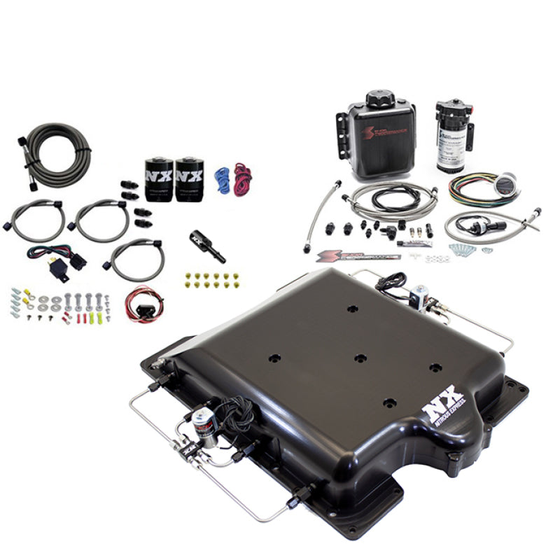 Nitrous Express Dodge Hellcat Supercharger Lid Nitrous & Water Injection Kit (100-400HP) w/o Bottle 20972BMF-00 20972BMF-00 Photo - Primary