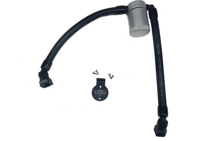 J&L 05-10 Ford F-150 5.4L Driver Side Oil Separator 3.0 - Clear Anodized 3033D-C 3033D-C Photo - Primary