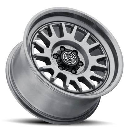 ICON Anza 17x8.5 / 6x5.5 / 25mm Offset / 5.75in BS - Gun Metal Wheel 8217859057GM 8217859057GM Photo - Unmounted