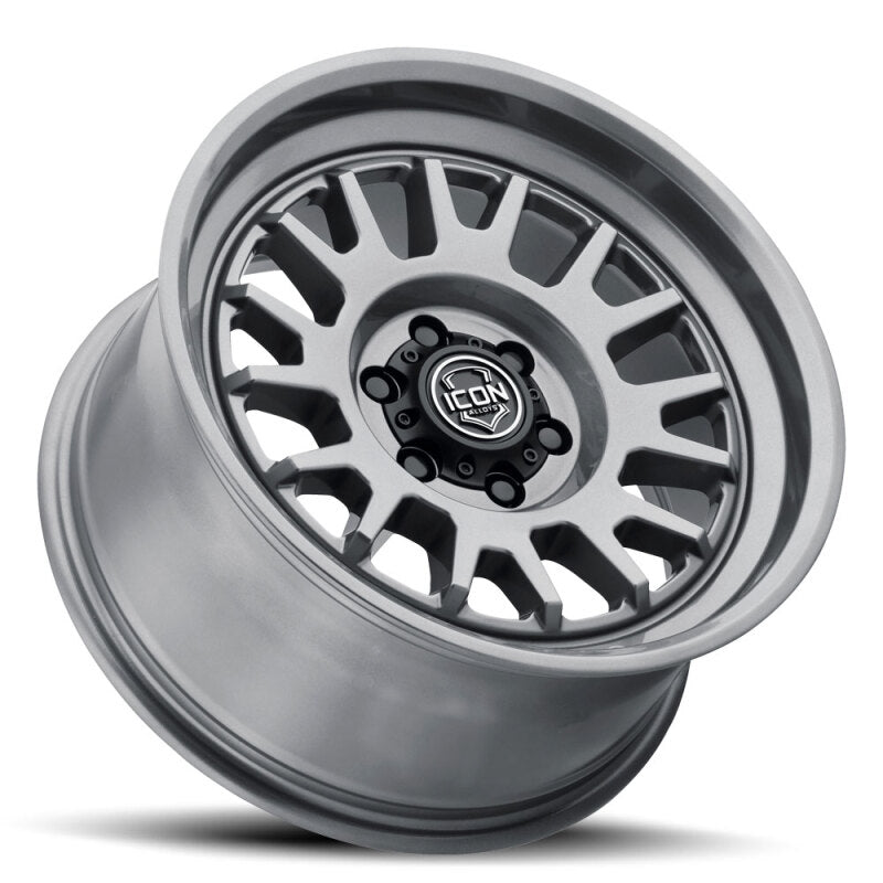 ICON Anza 17x8.5 / 6x5.5 / 25mm Offset / 5.75in BS - Gun Metal Wheel 8217859057GM 8217859057GM Photo - Unmounted