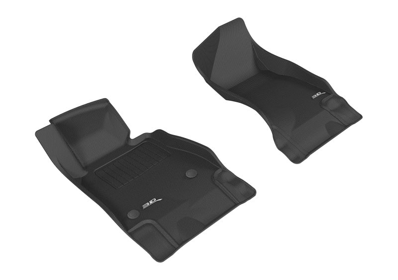 3D MAXpider 2016-2020 Chevrolet Camaro Kagu 1st Row Floormat - Black L1CH06911509 L1CH06911509 Photo - Primary
