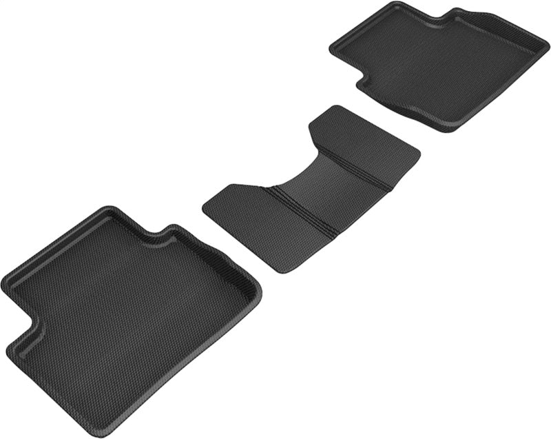 3D MAXpider 19-21 Mazda 3 / CX-30 Kagu 2nd Row Floormat - Black L1MZ06721509 L1MZ06721509 Photo - Primary