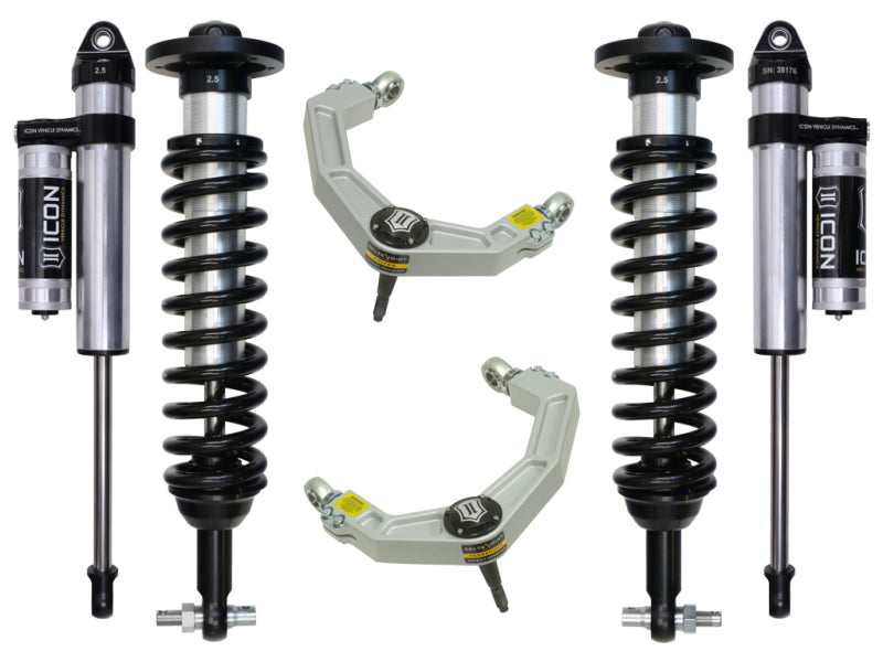 ICON 2015+ Ford F-150 2WD 0-3in Stage 3 Suspension System w/Billet Uca K93093 K93093 Photo - Primary
