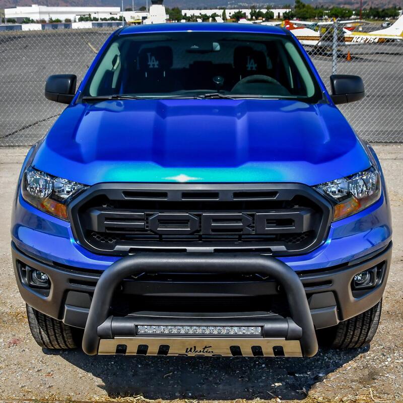 Westin 19-22 Ford Ranger Ultimate LED Bull Bar - Tex. Blk 32-3985L 32-3985L Photo - Mounted