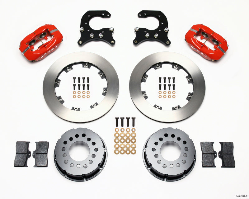Wilwood Forged Dynalite P/S Rear Kit Red 58-64 Olds/Pontiac Ends 140-2111-R 140-2111-R Photo - Primary