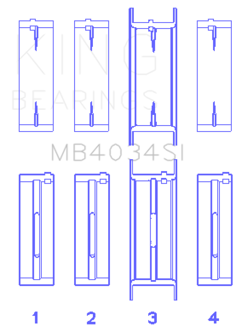 King Engine Bearings KING Main Bearings Engine Components Bearings main image