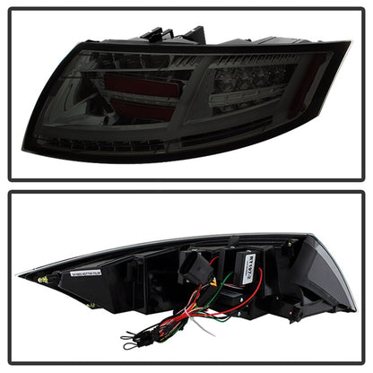 Spyder Audi TT 07-12 LED Tail Lights Smoke ALT-YD-ATT07-LED-SM 5081681 5081681 Photo - Unmounted