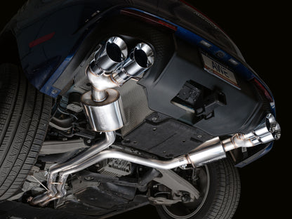 AWE Tuning 2022+ Porsche Macan 2.9TT Touring Edition Catback Exhaust w/ Chrome Silver Tips 3015-42952 3015-42952 Photo - Mounted