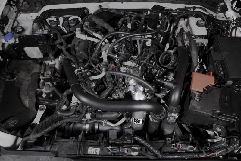 K&N Engineering K&N 2023 Ford Bronco Raptor 3.0L V6 Aluminum Charge Pipe Kit - Gunmetal Gray 77-1020KC 77-1020KC Photo - Mounted