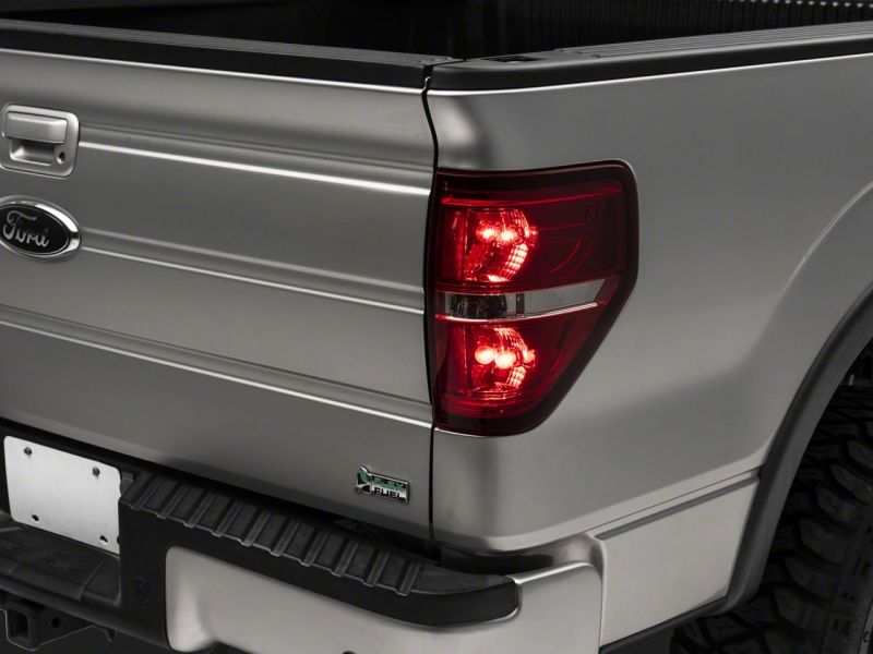 Raxiom 09-14 Ford F-150 Styleside Tail Lights- Chrome Housing - Red/Clear Lens T542865 T542865 Photo - Close Up
