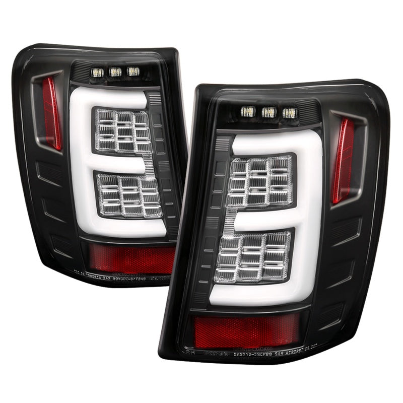 Spyder 99-04 Jeep Grand Cherokee - Light Bar Led Tail Lights - Black - ALT-YD-JGC99V3-BK 5086143 5086143 Photo - Primary