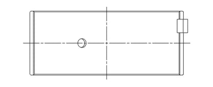 ACL Race Rod Bearing Set - Toyota 3SGE 3SGTE Size: STD 4B8366H-STD Technical Drawing