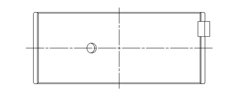 ACL Race Series Rod Bearings - Toyota 3SGTE Race Series Size: .025 4B8366H-.025 Technical Drawing
