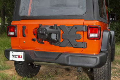 Rugged Ridge HD Tire Carrier Hinge Casting; 18-19 Jeep Wrangler JL 11546.56 Photo - Mounted