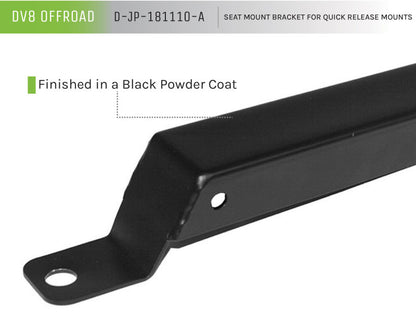 DV8 Offroad 2007-2018 Fire Extinguisher / Flashlight Floor Mount Bracket Kit D-JP-181110-A D-JP-181110-A Product Brochure - a specific brochure describing a Product