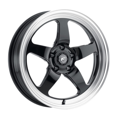 Forgestar D5 17x10 / 5x114.3 BP / ET00 / 5.5in BS Gloss Black Wheel F00170067P00 F00170067P00 Photo - Primary