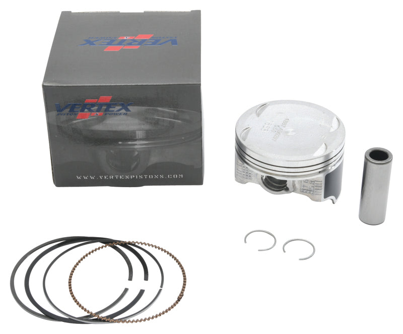 Vertex Pistons Vertex Piston 04-09 Kawasaki KFX 700 V-Force 700cc +0.50mm Oversized Cast Replica Piston Kit 24488050 24488050 Photo - Primary