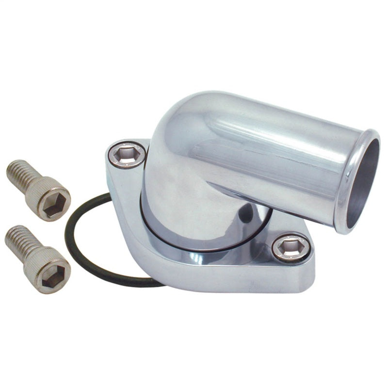 Spectre Chevy 90 Degree Swivel Water Neck - Polished Aluminum 4933 4933 Photo - Primary