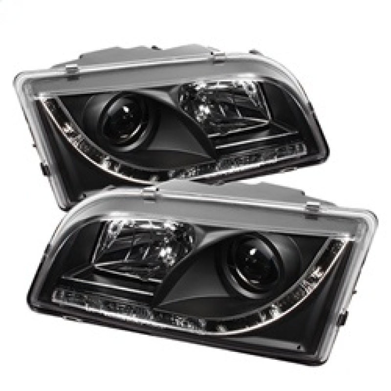 Spyder Volvo S40 97-03 Projector Headlights DRL Black High H1 Low H1 PRO-YD-VOS4097-DRL-BK 5030351 5030351 Photo - Primary