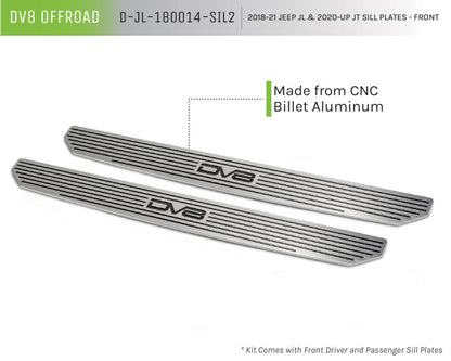 DV8 Offroad 2018-2019 Jeep Gladiator JL 2 Door Front Sill Plates D-JL-180014-SIL2 D-JL-180014-SIL2 Product Brochure - a specific brochure describing a Product