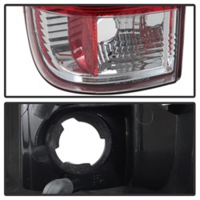 Spyder 97-03 Ford F150 Stylsd. F250 V3 Light Bar LED Tail Lights - Red/Clr ALT-YD-FF15097V3-LBLED-RC 5084453 5084453 Photo - Unmounted