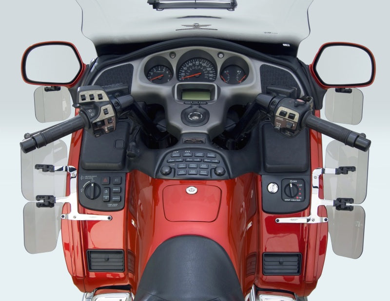 National Cycle 01-17 Honda GL1800 Gold Wing Mirror Mount Wing Deflectors-Lt. Tint N5110 N5110 User 1