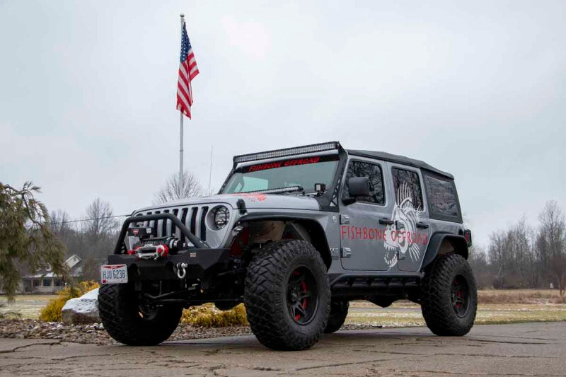 Fishbone Offroad 2018+ Jeep Wrangler JL 4 Door Rocker Guards FB21096 FB21096 Photo - lifestyle view