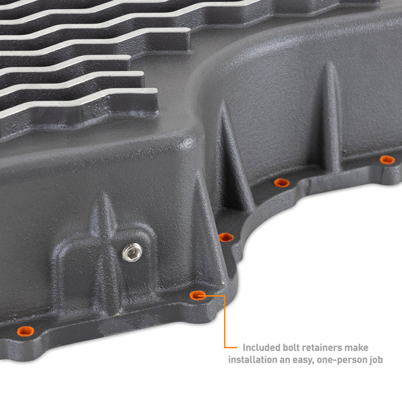 Mishimoto 2011+ Powerstroke 6R140 Transmission Pan - Cast - GR MMTP-F2D-11 MMTP-F2D-11 User 5
