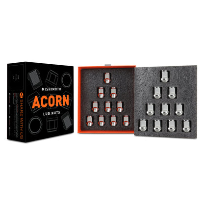 Mishimoto Steel Acorn Lug Nuts M12 x 1.5 - 20pc Set - Chrome MMLG-AC1215-20CH MMLG-AC1215-20CH User 1