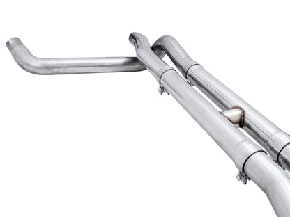 AWE Tuning 22-23 GMC Sierra 1500 AT4X 6.2L 0FG Catback Split Dual (Flat Bumper) - Chrome Silver Tips 3015-42284 3015-42284 Photo - out of package