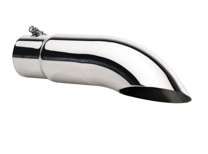 Gibson Turn Down Slash-Cut Tip - 4in OD/3.5in Inlet/12in Length - Stainless 500388 500388 Photo - Primary