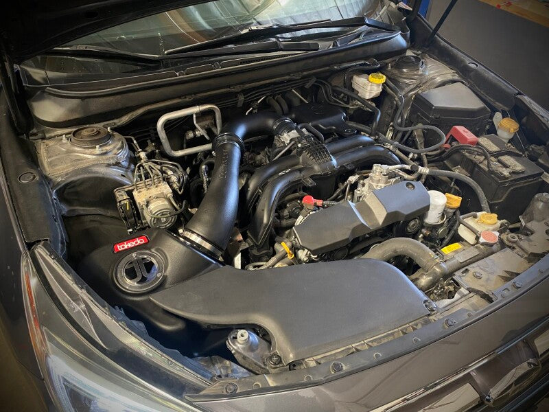 aFe 15-19 Subaru Outback H4-2.5L Takeda Momentum Cold Air Intake System w/ Pro 5R Media 56-70039R 56-70039R Photo - Mounted