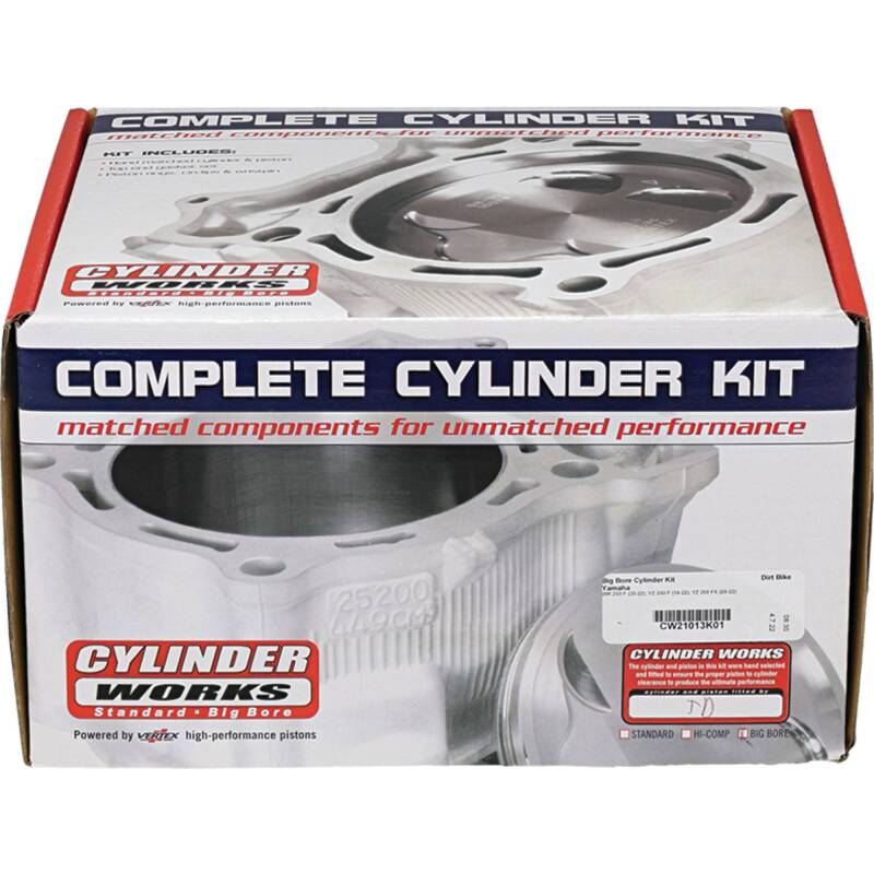 Cylinder Works 20-23 Yamaha WR 250 F 250cc +3mm Big Bore Cylinder Kit 270cc 13.8:1 Comp. 80mm CW21013K01 CW21013K01 Photo - Primary