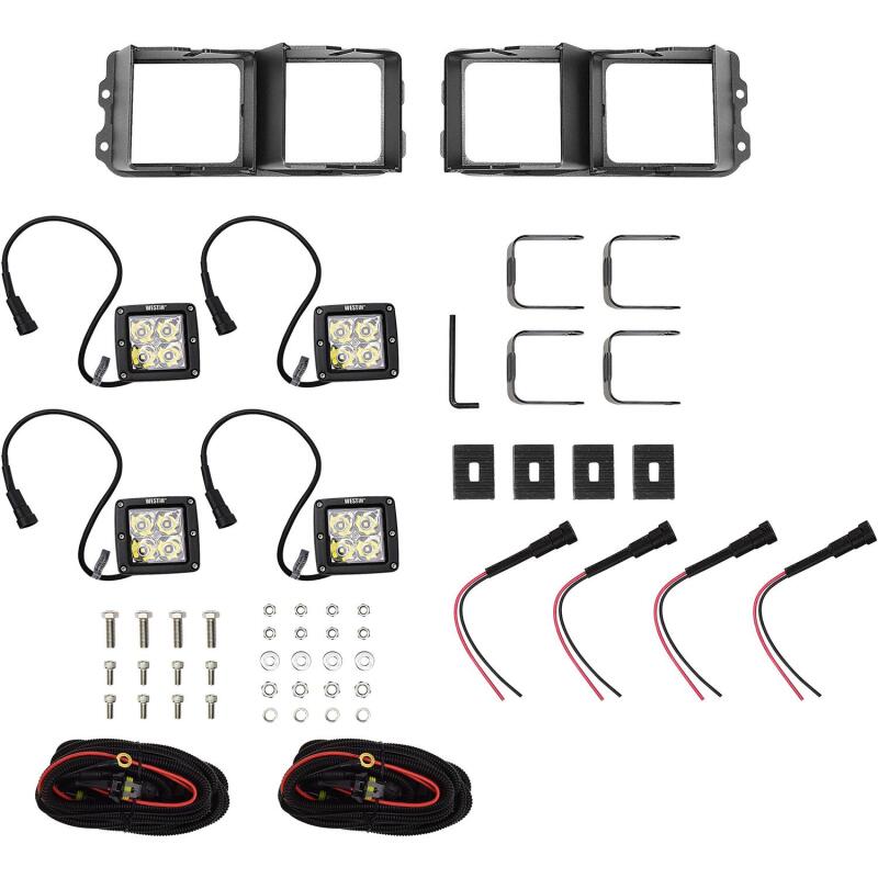 Westin Outlaw Bumper Light Kit Square 58-9915 Photo - Unmounted
