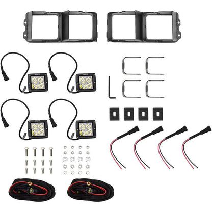 Westin Outlaw Bumper Light Kit Square 58-9915 Photo - Unmounted