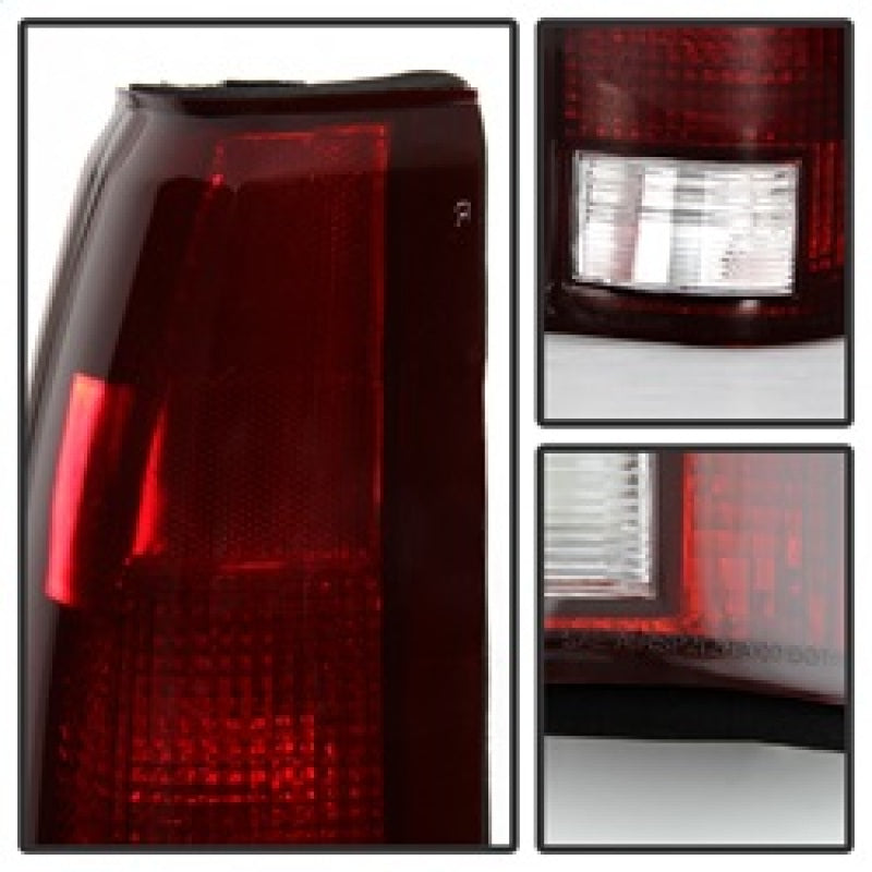 SPYDER xTune Chevy/GMC C1500/C2500/C3500 88-01 OEM Style Tail Light - Red Smoked ALT-JH-CCK88-OE-RSM 9028786 9028786 Photo - Unmounted