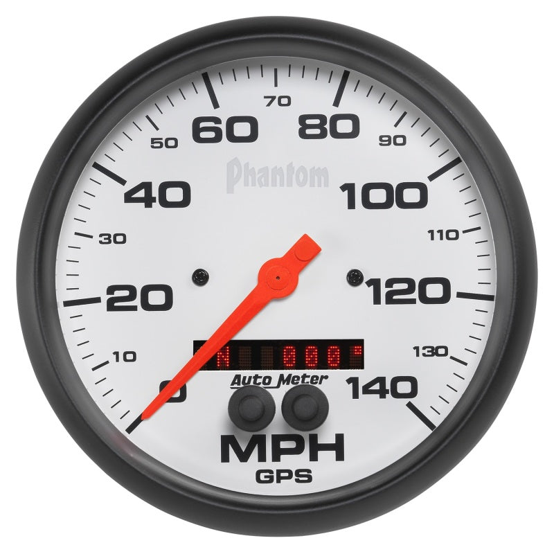 Autometer Gauge, Speedometer, 5", 140Mph, Gps, Phantom 5881 Photo - Primary