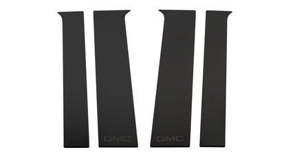Putco 2020 GMC Sierra HD - GMC Etching - Crew Cab / Dbl Cab (6pcs) Black Platinum Pillar Posts 402671BPGM-2 402671BPGM-2 Photo - Primary
