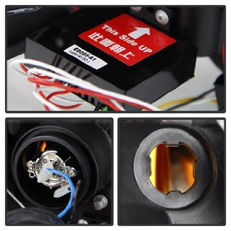 Spyder Ford Expedition 07-13 Projector Headlights Light Tube DRL Blk PRO-YD-FE07-LTDRL-BK 5079503 5079503 Photo - Primary